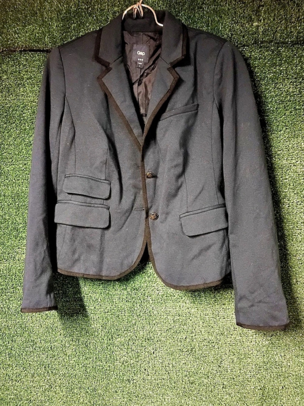 Gap Women's Blazer Size Medium (8) Black